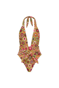 Montce - Tropez Tie-up One-piece Swimsuit