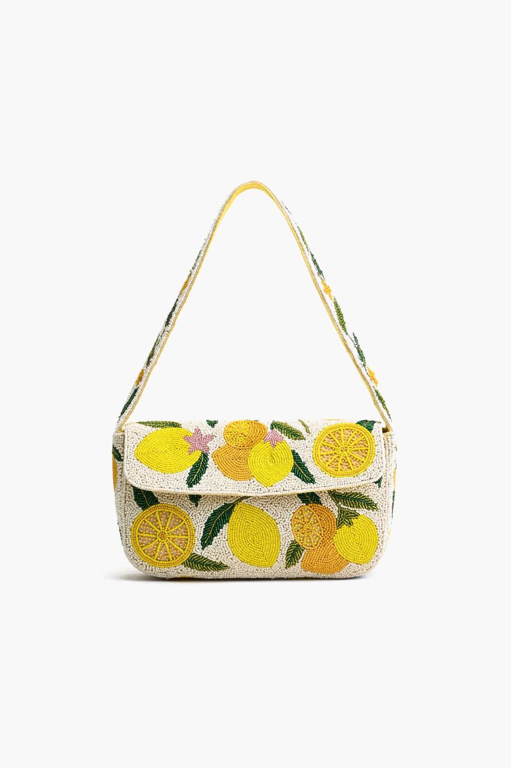 America & Beyond - Women's Make Lemonade Beaded Bag