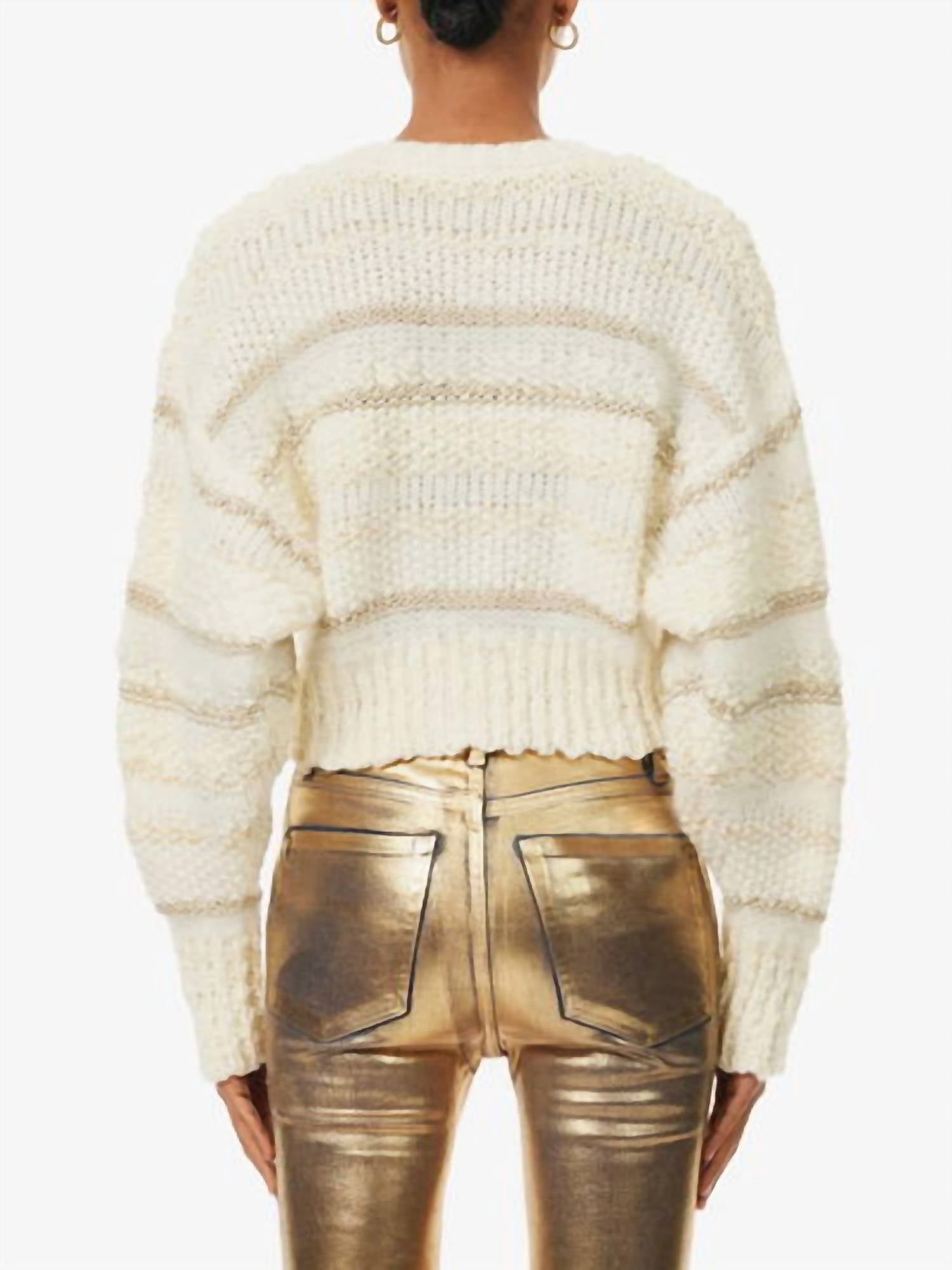 Frame - Textured Stripe Sweater