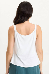 Xcvi - Hedley Gauze Jersey Box Pleat Tank