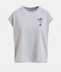 Essentiel Antwerp - Jungala Beaded Embroidered T Shirt
