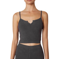 Nia - Notched Tank Top