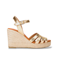 Ateliers - Women's Nolita Metallic Strappy Espadrille Wedge Sandals