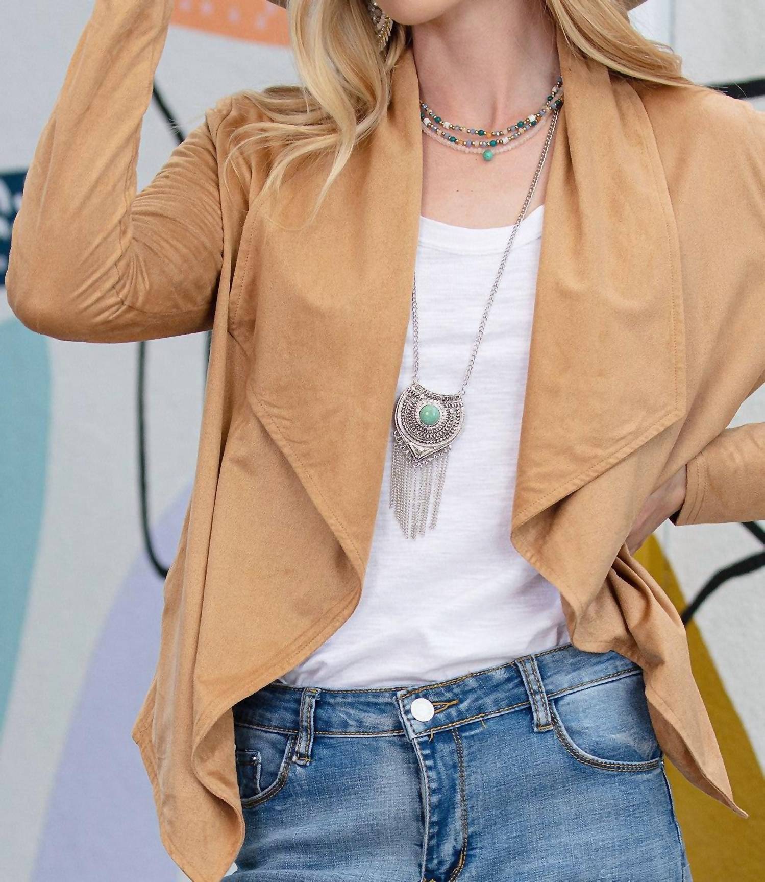 Wanna B - Slayed In Suede Jacket