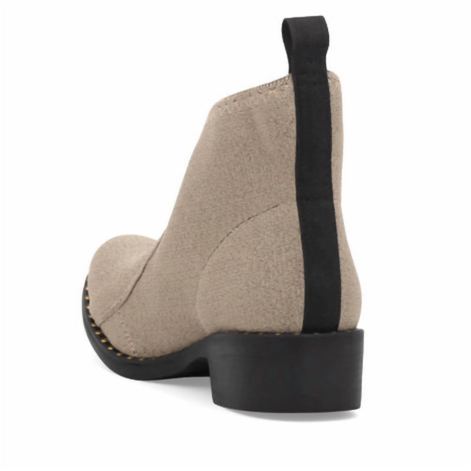 CHARLESTON SHOE CO. Women's Barcelona Ankle Boots in falcon - women's shoe - detail view