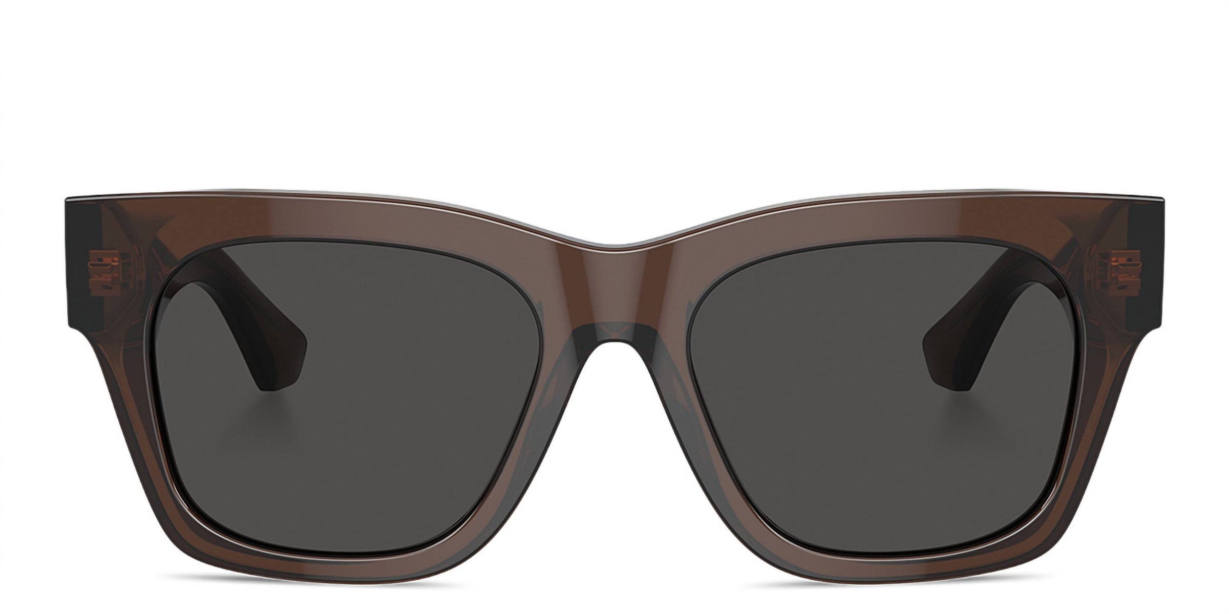 Burberry Women's Be4424f 4116/87 Square Sunglasses in brown dark grey - women's accessory - detail view