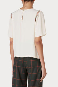 Paul Smith - Cream Short Sleeve Blouse