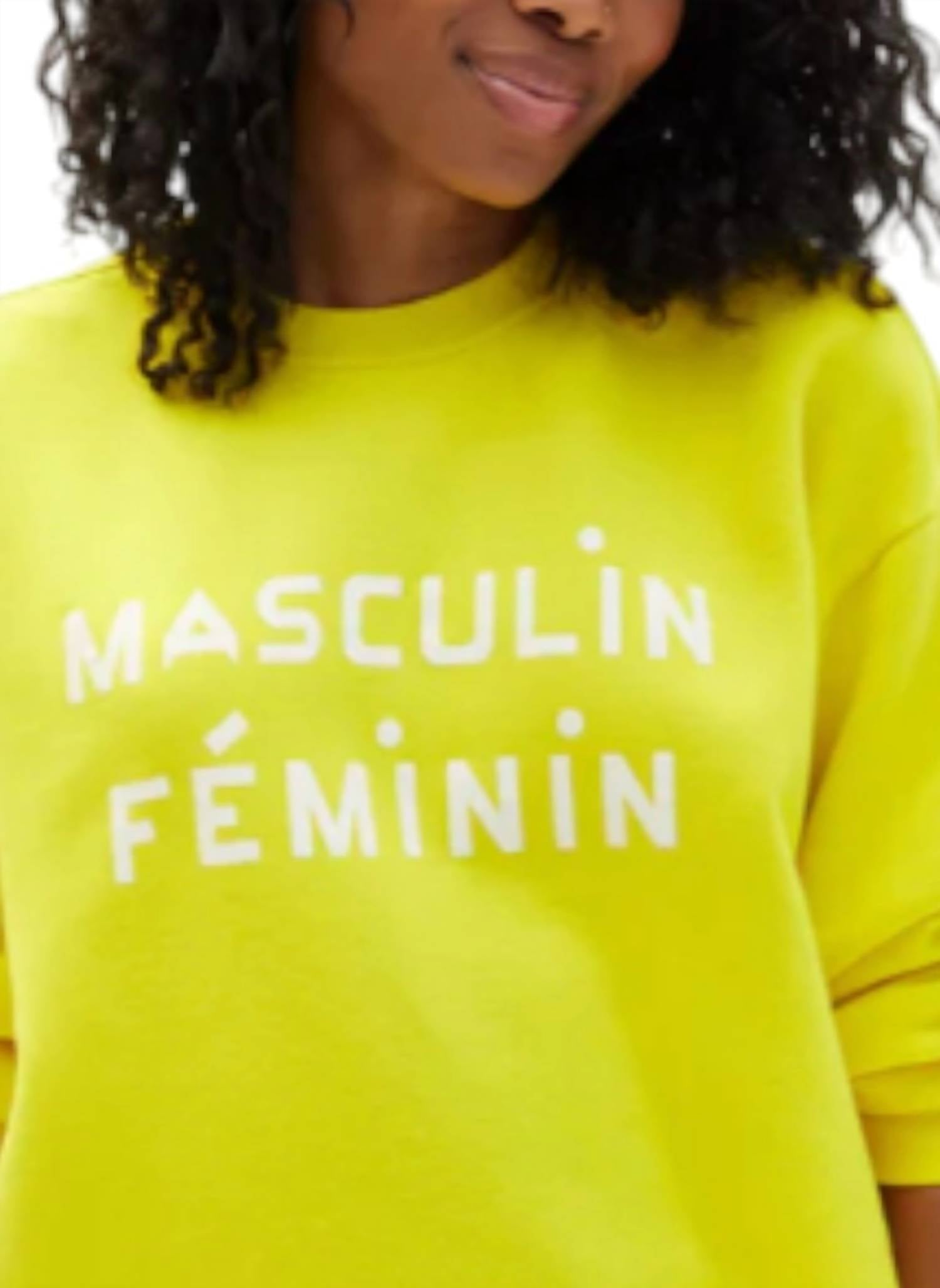Clare V. - Masculin Feminin Oversized Sweatshirt
