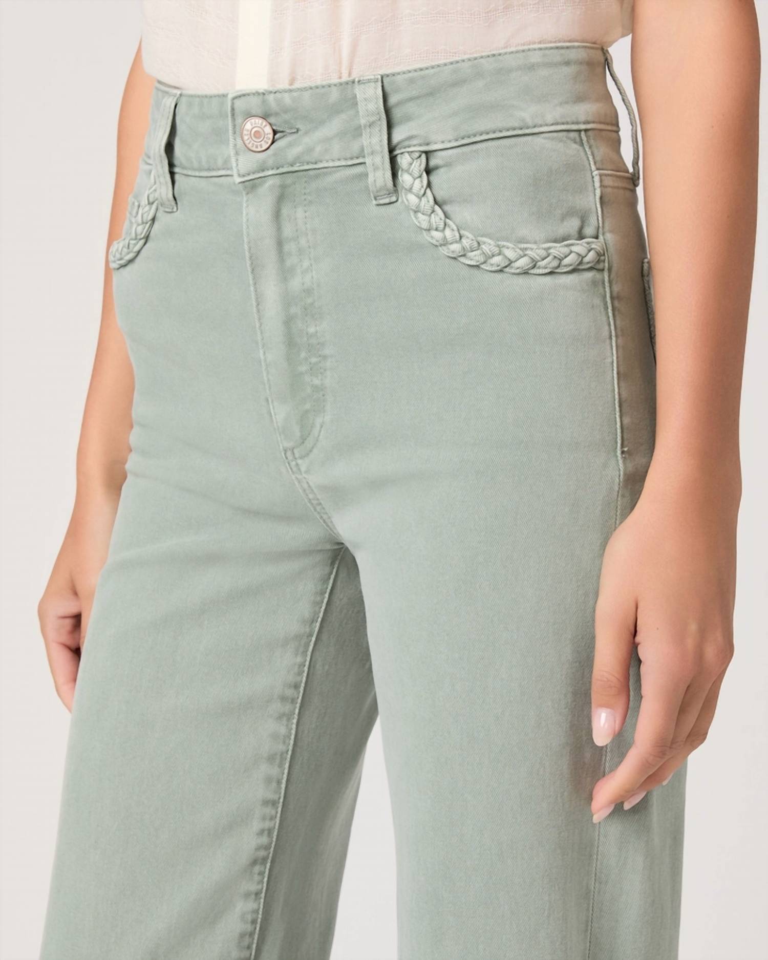 Paige - Anessa 31" Wide Leg Jeans