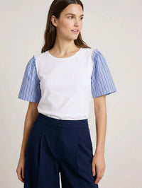 Vilagallo - Short-sleeved Striped T-shirt