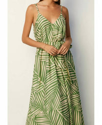 Dress Forum - Janie Tropical Spaghetti Strap Maxi Dress