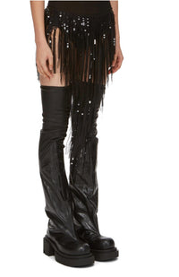 Rick Owens - LUXOR FRINGED PANTY SKIRT