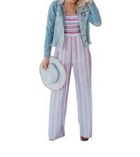 Gilli - Stripes Strapless Jumpsuit