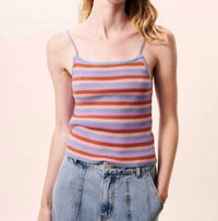 FRNCH Corallia Stripe Cami in multi - women's shirt