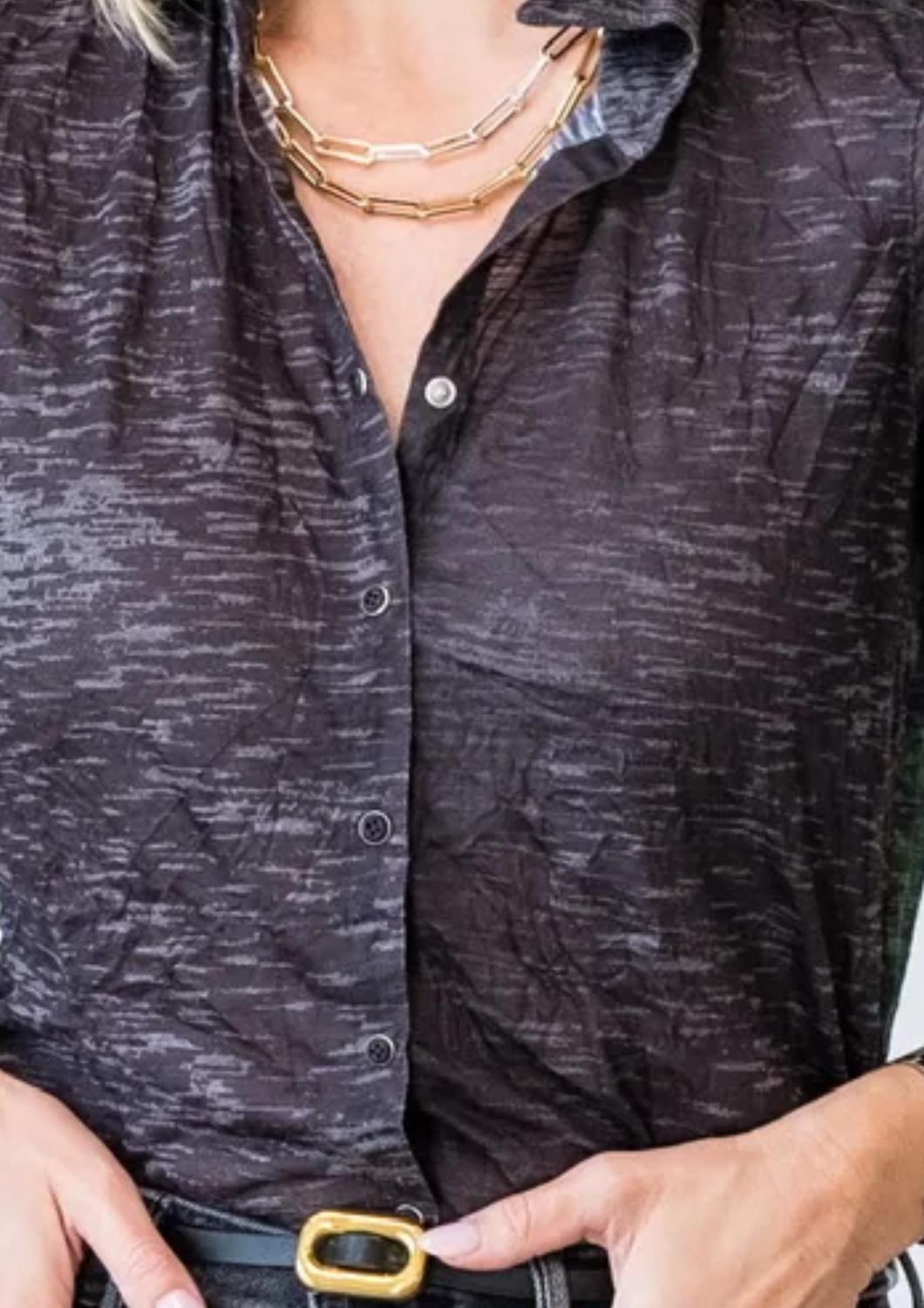 David Cline - Roll Up Crushed Shirt