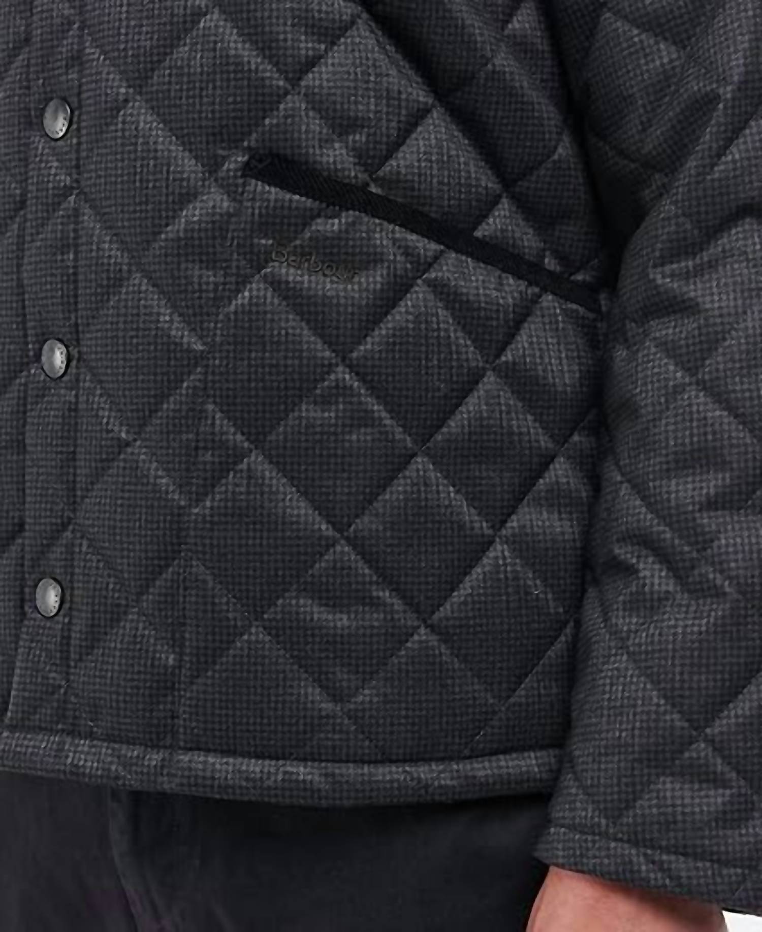 Barbour - Checked Herron Quilted Jacket