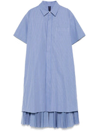 Sacai - Cotton Poplin Stripe Dress