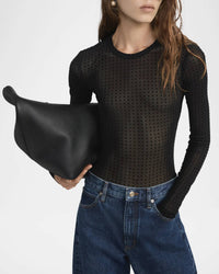 Frame - Mesh Polka Dot Top