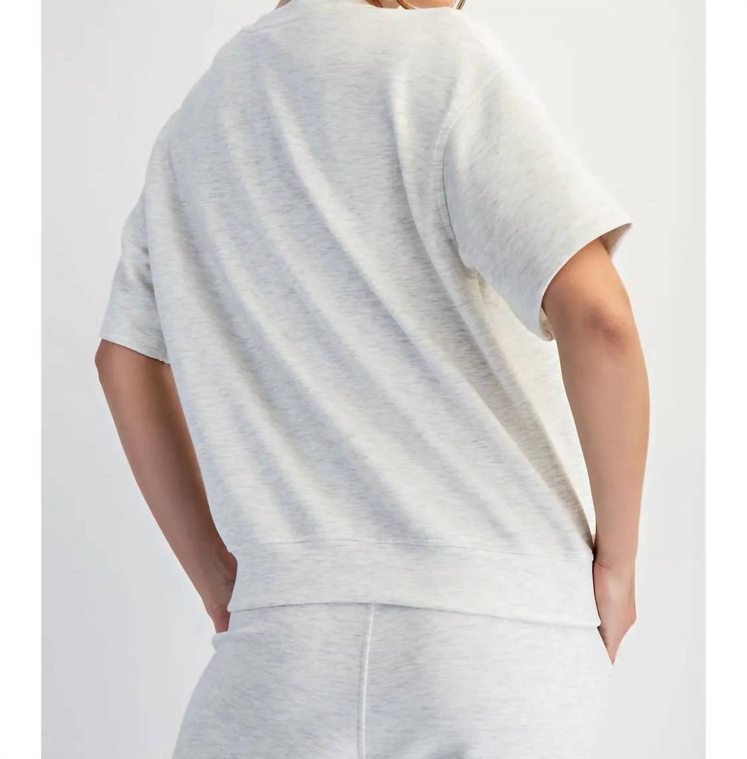 Rae Mode - Modal Scuba Basic Short Sleeve Top
