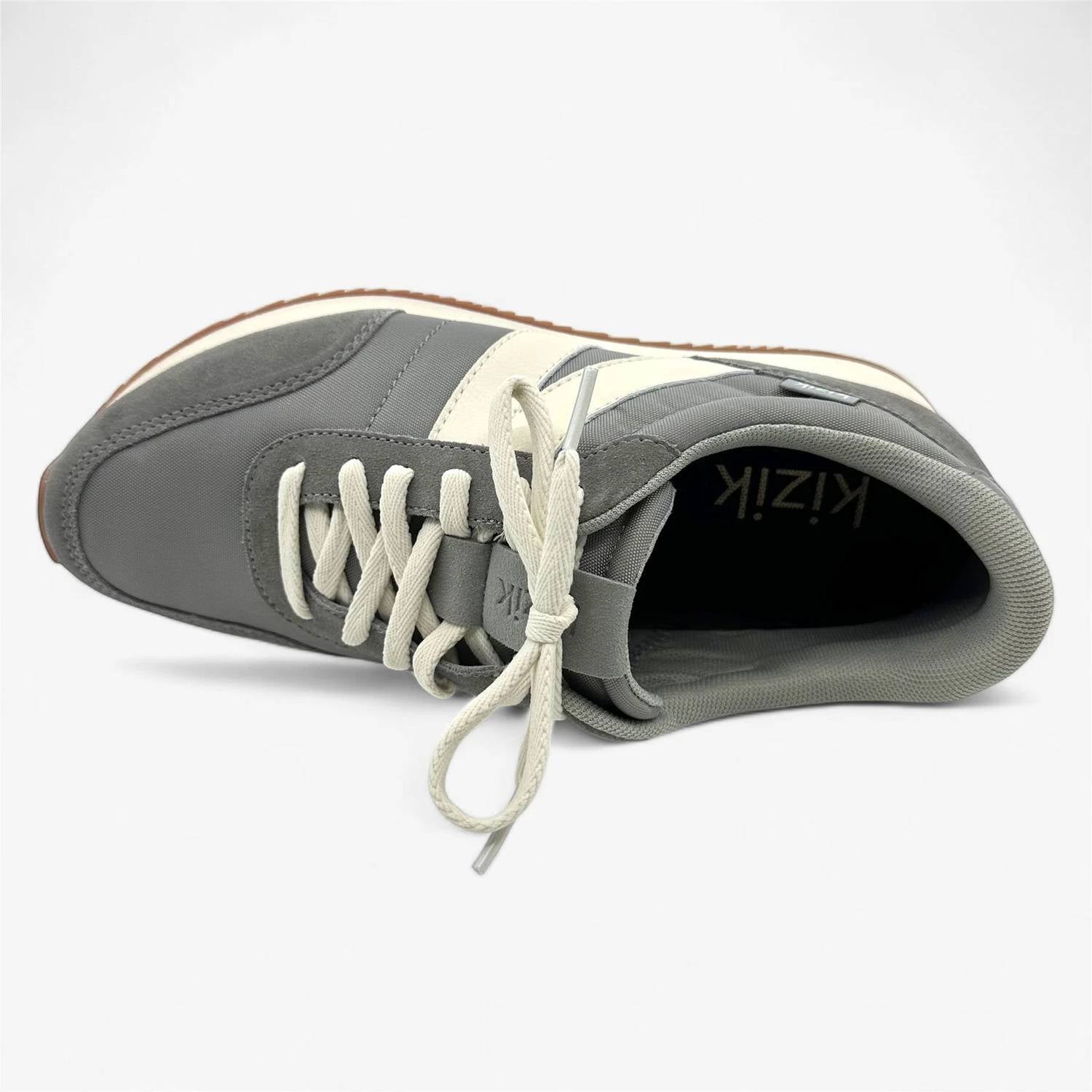 kizik Men's Milan Athletic Sneaker in granite - men's sneaker - view 4