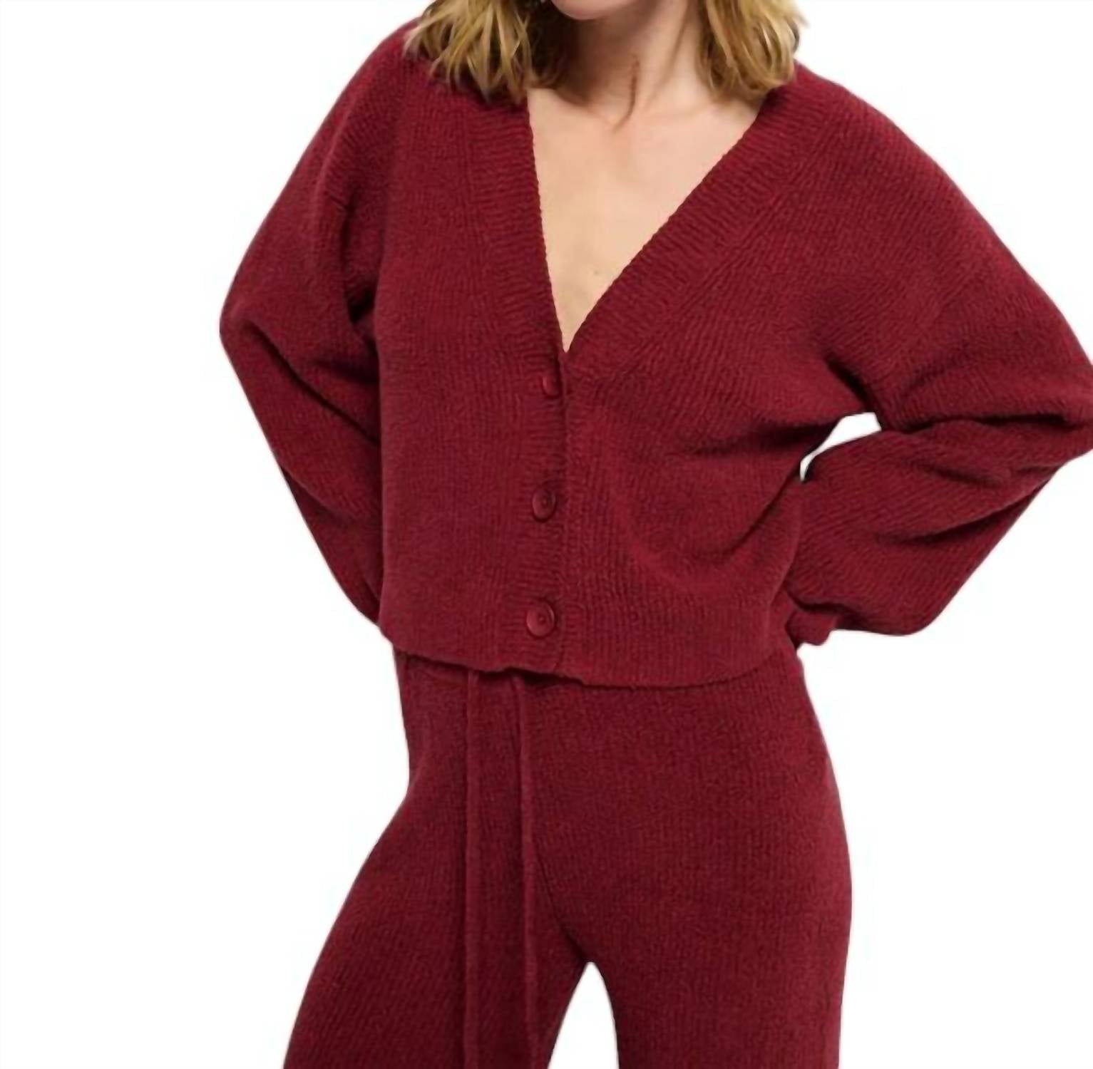 Nation Ltd - Bo Balloon Sleeve Cardigan