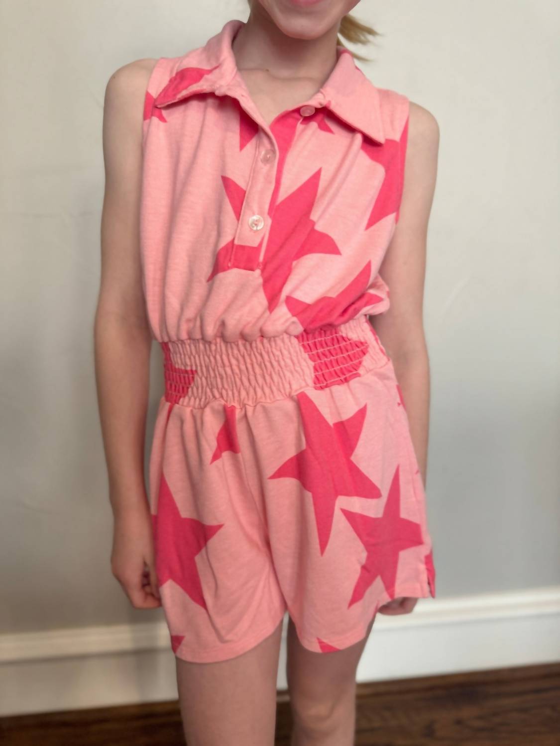 T2Love - Collared Star Romper
