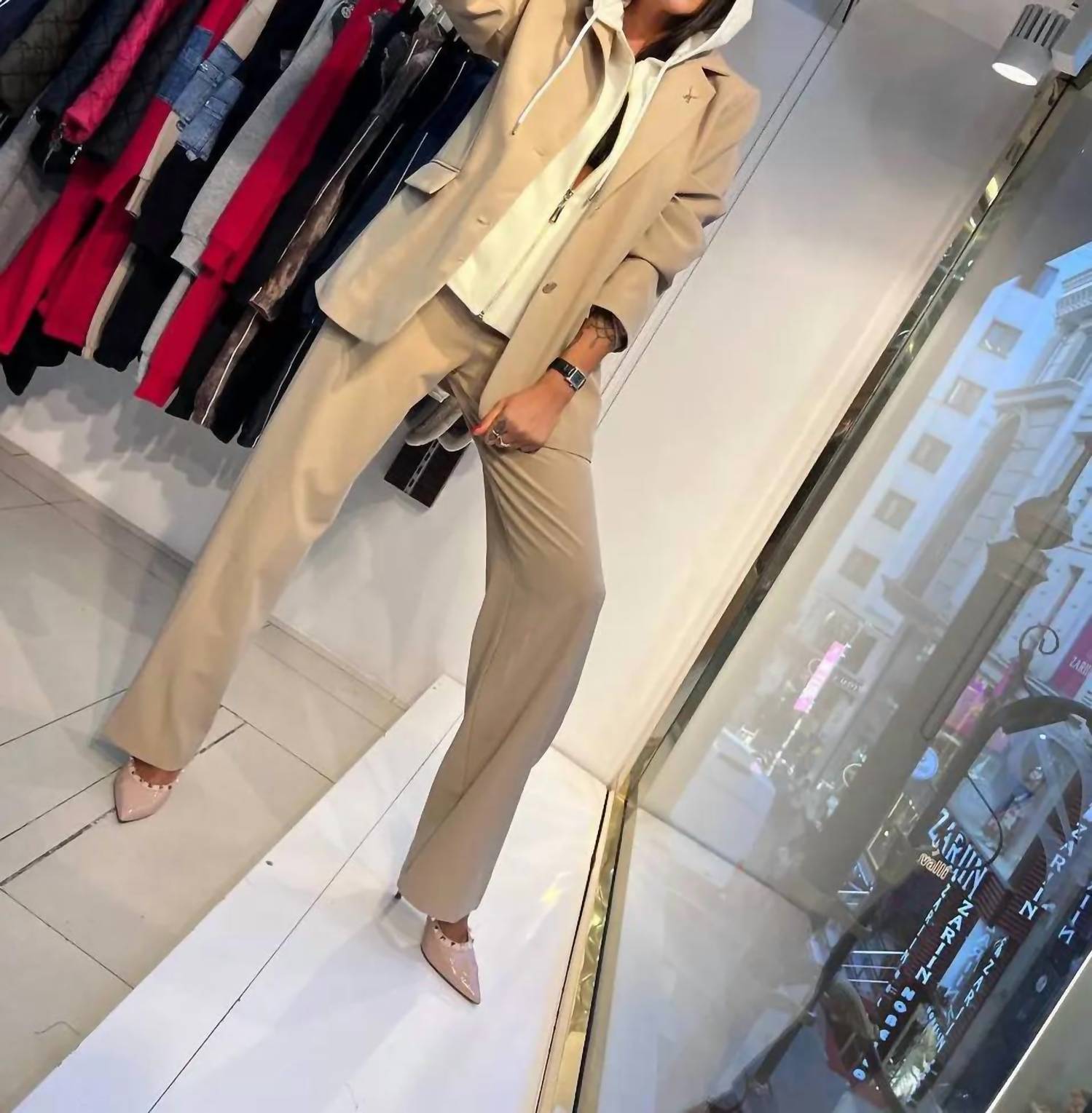 Zanardi - Two-piece Suit With Hooded Blazer