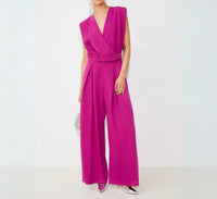 Suncoo - Julio High Waisted Wide Leg Pant