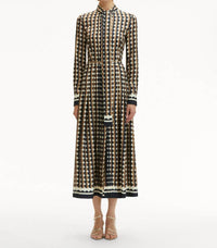Oscar De La Renta - Geometric Circle Dress