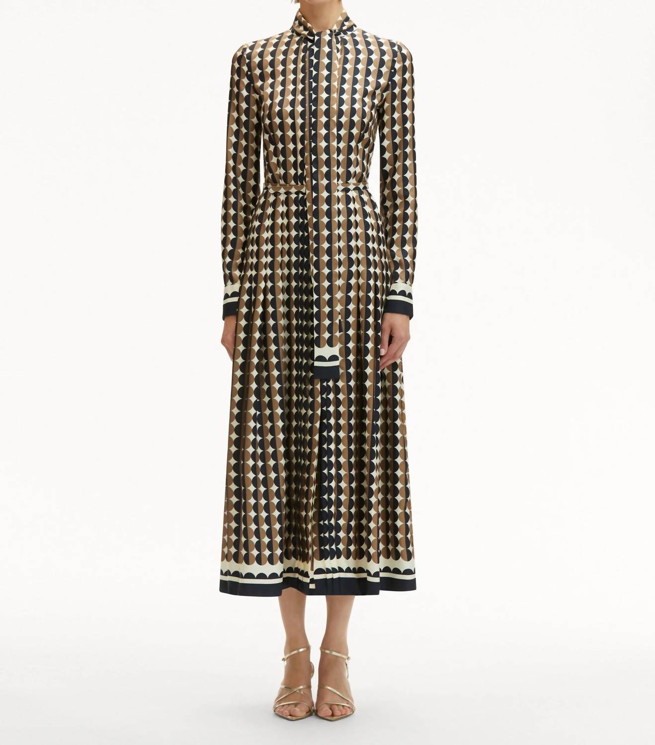 Oscar De La Renta - Geometric Circle Dress