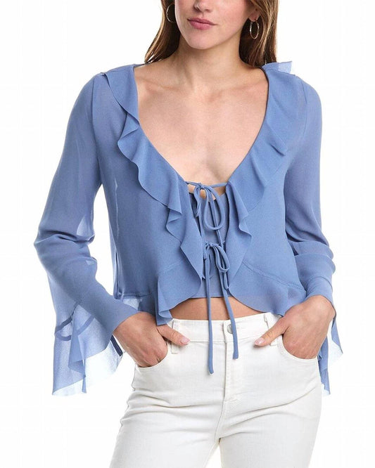 Lucy Paris - SOLEIL RUFFLE TOP