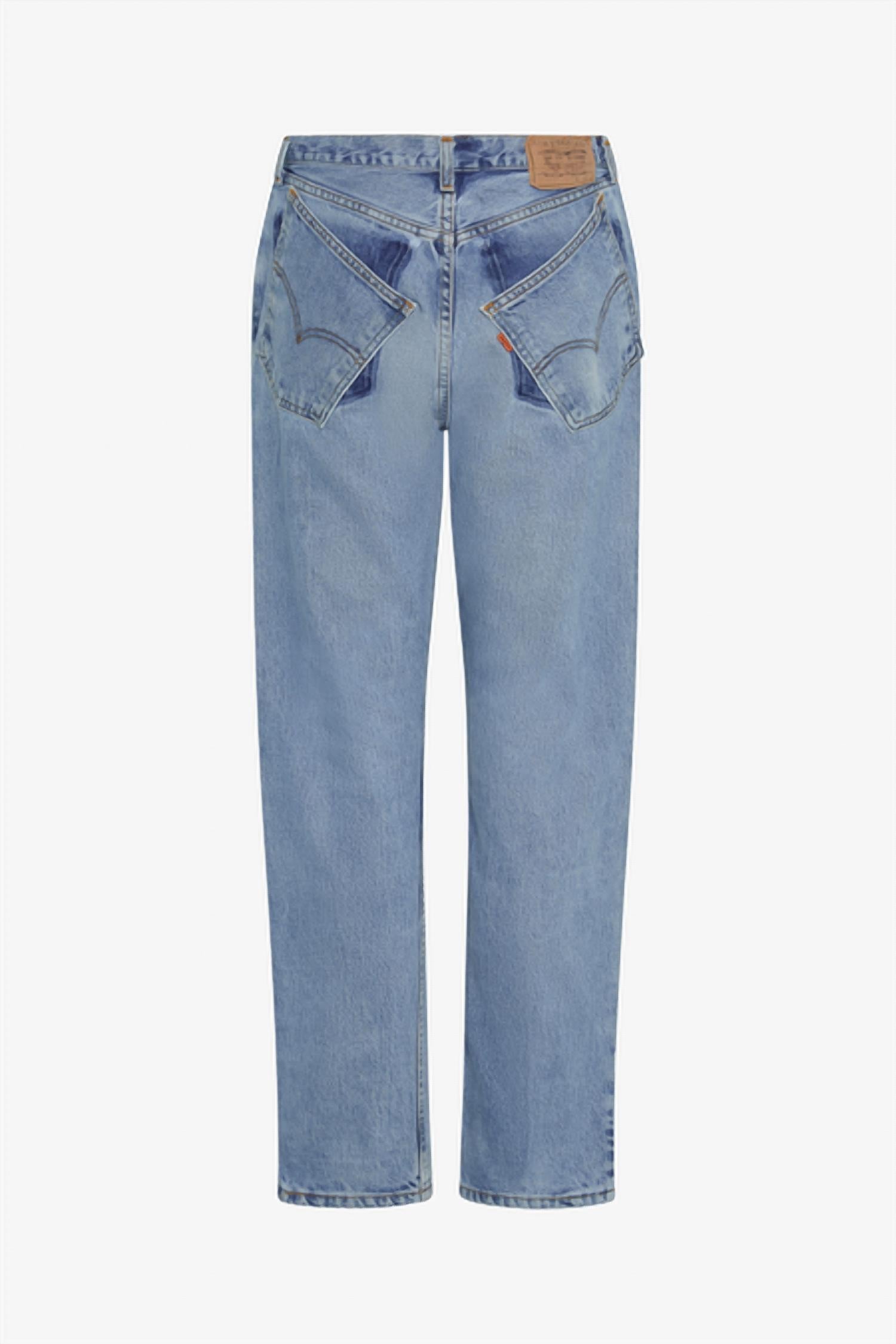 Aligrace - Allysa Tilted Split Jeans