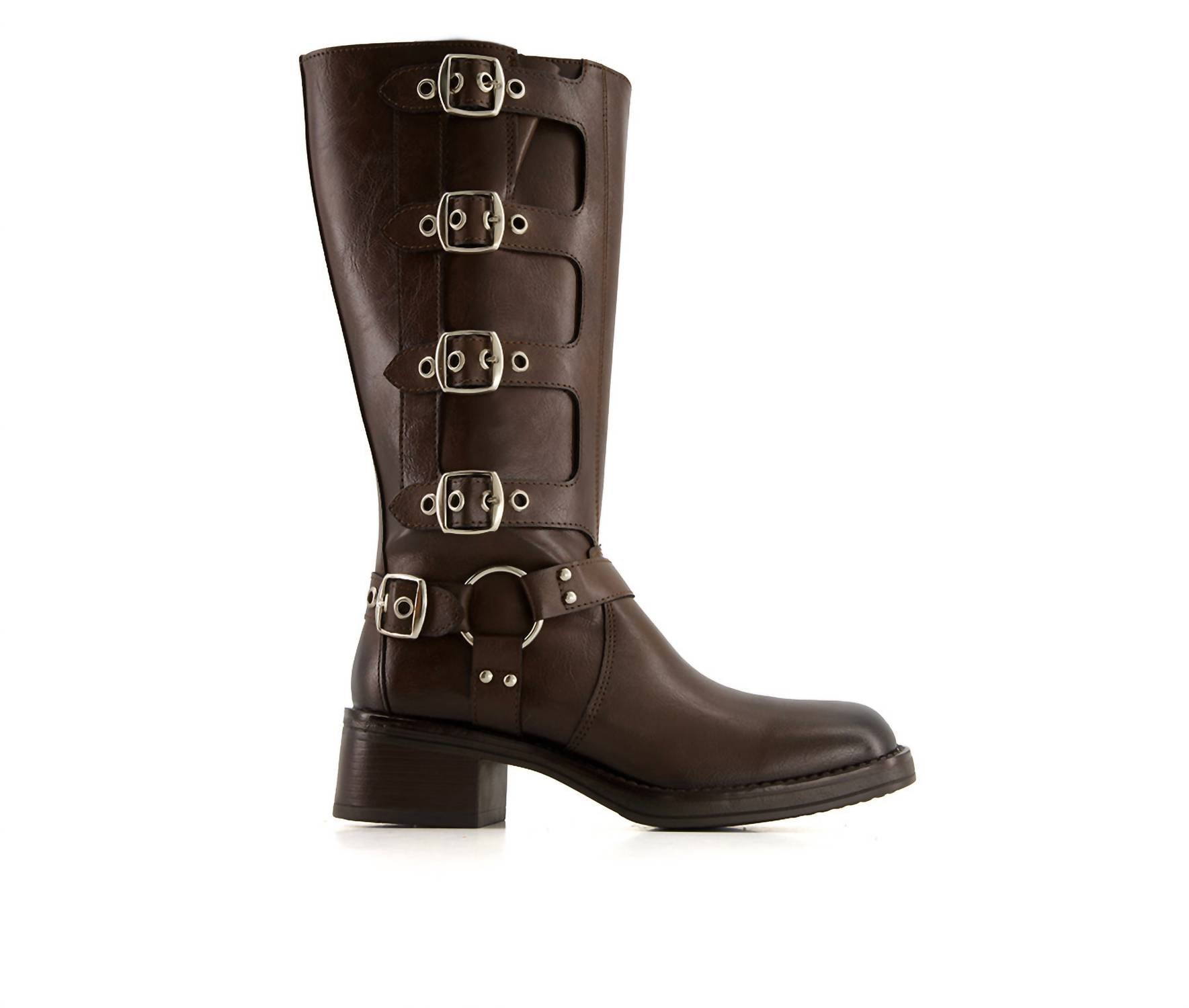 Andrea - Women's Tall Biker Boots