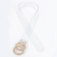 3Am By H&D Accessories - Women's Transparent Pvc Waist Belt