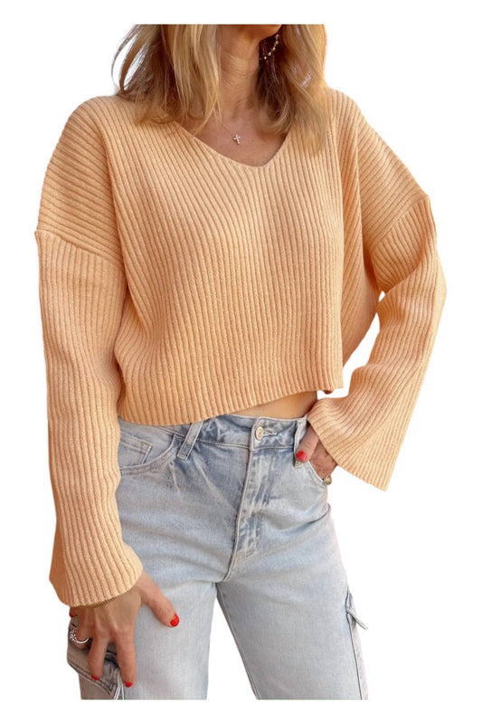 Sage The Label - Julia V Neck Sweater