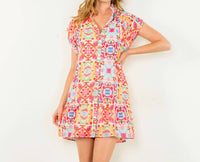 Thml - Women's Print Button Up Dress