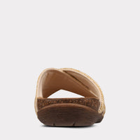 Mykos Women's Leyla Crossband Sandal in brown - women's sandal - view 6