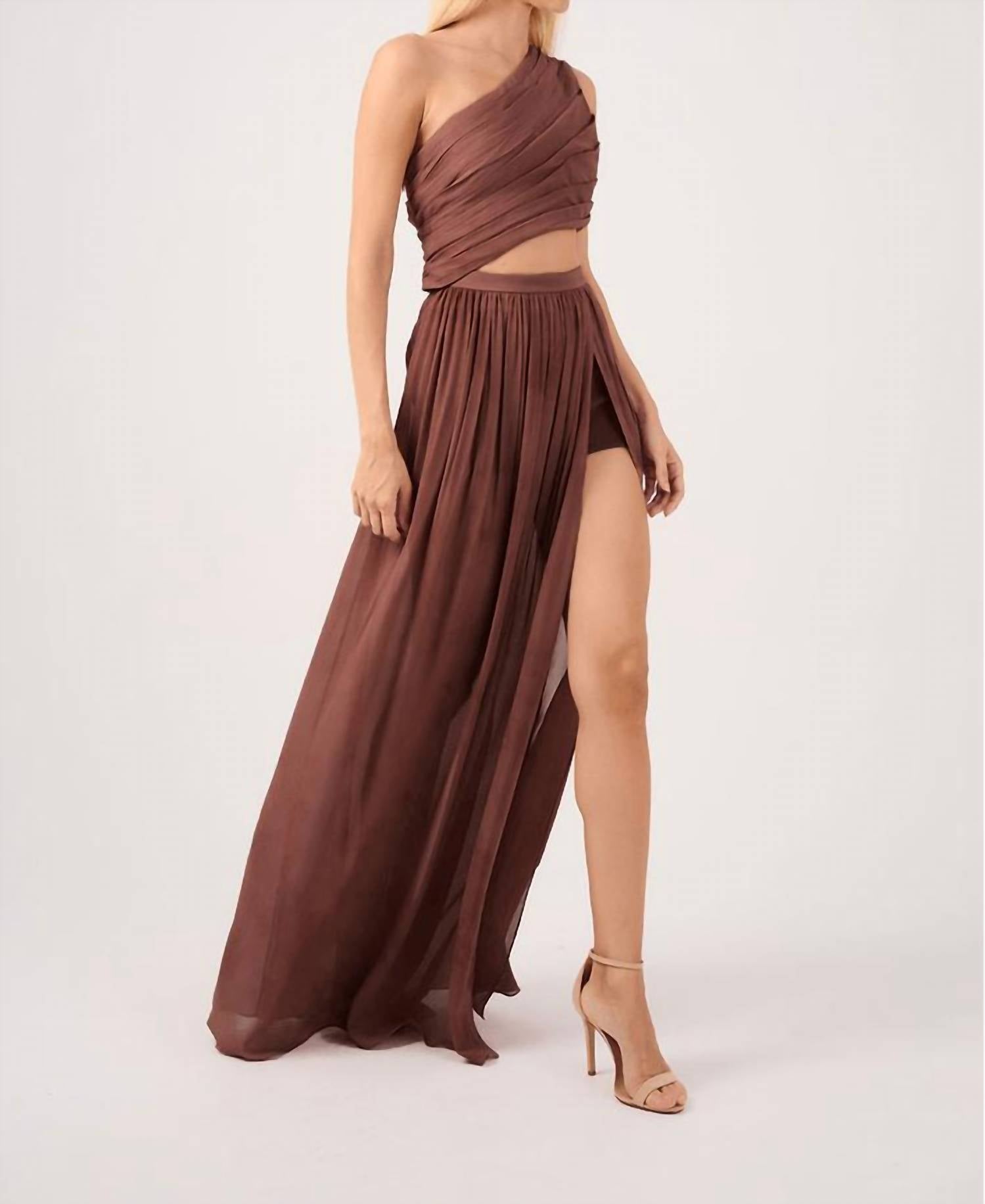Dress To - One Shoulder Maxi Dress