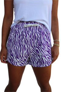 Meripex Apparel - Crazy For Tigers High Waistband Gameday Shorts