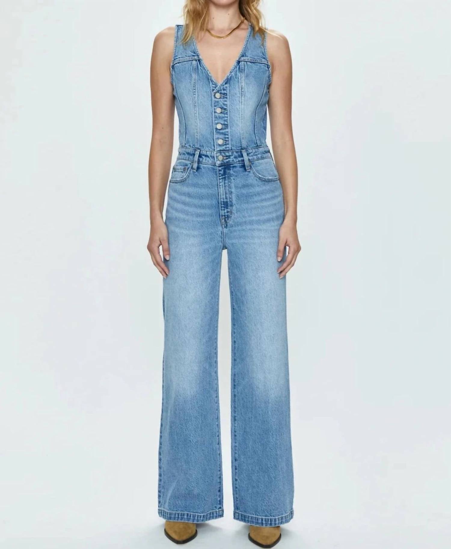 Pistola - Aria Denim Jumpsuit