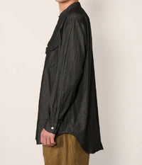 Engineered Garments - Banded Collar Denim Shirt