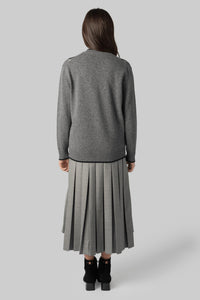 Plan C - Pleated Midi Skirt