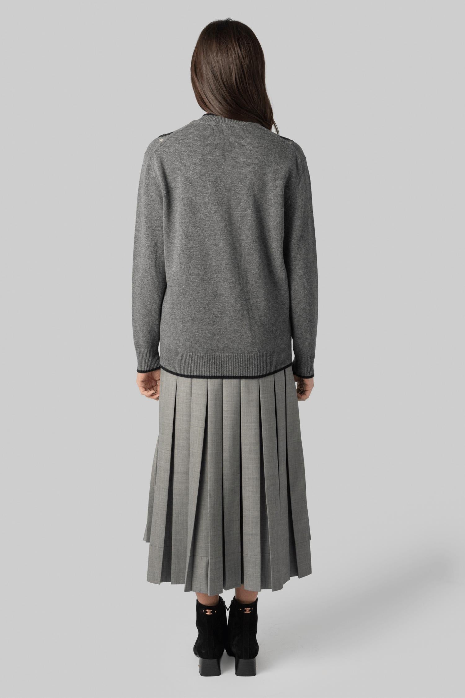 Plan C - Pleated Midi Skirt