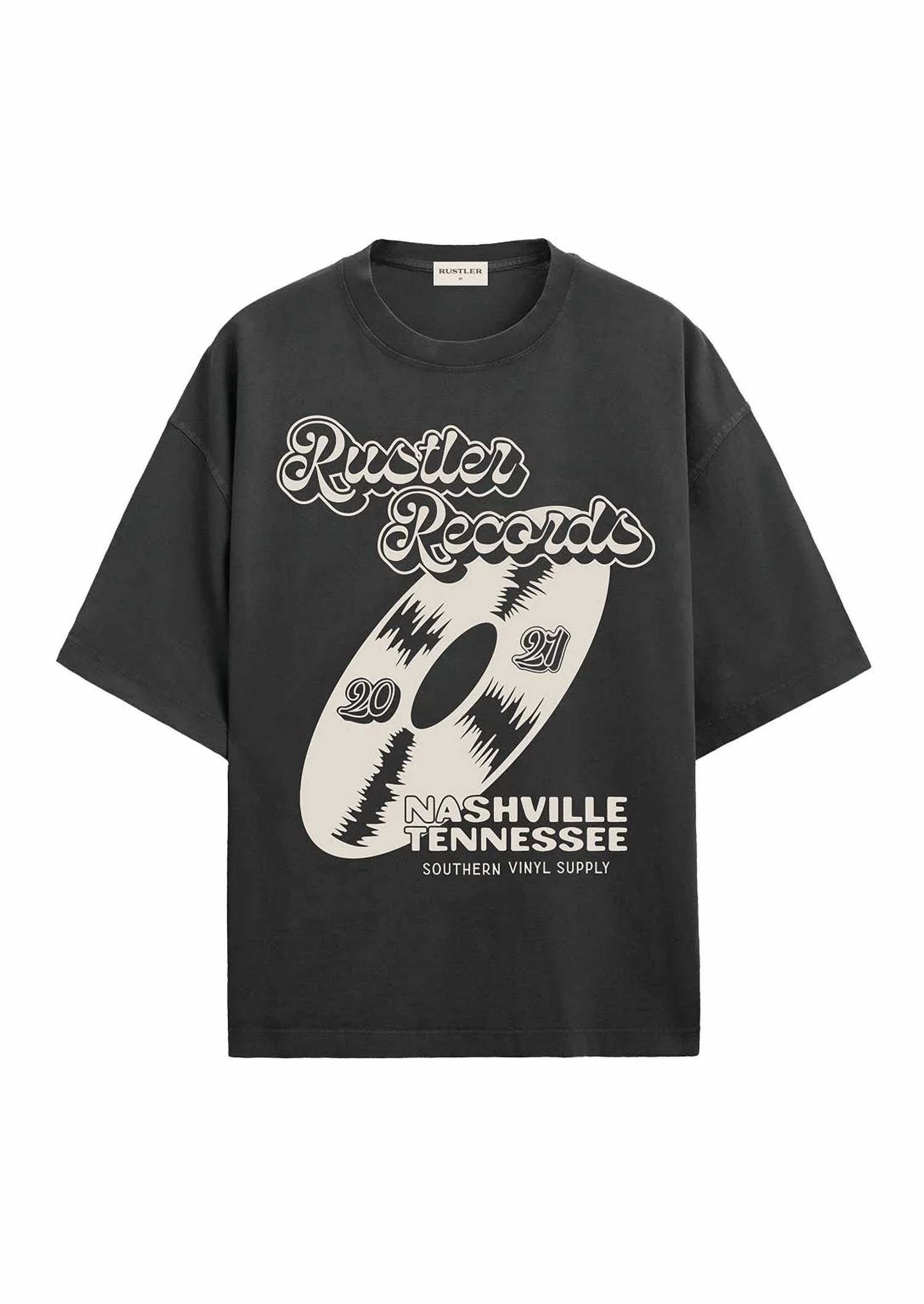 Rustler Hat Co. - Rustler Records Tee