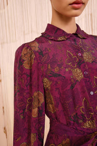 Ulla Johnson - Simona Silk Long Sleeve Dress