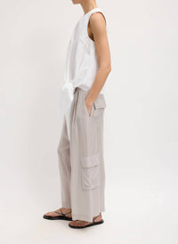 Tibi - Women's Bio Twill Easy Tie Top