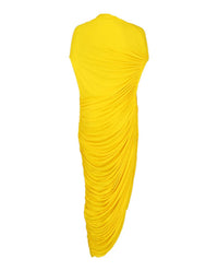 Salvatore Ferragamo - Asymmetric Draped Midi Dress