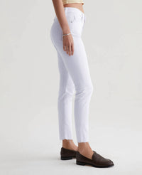 AG Jeans Farrah Skinny Ankle Jean in pearl white - women's jeans - alternate view