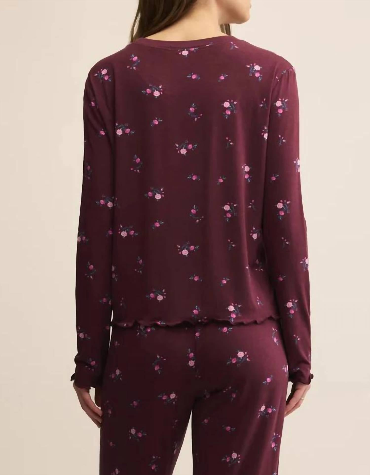 Z Supply - Bella Floral Ditsy Long Sleeve Top
