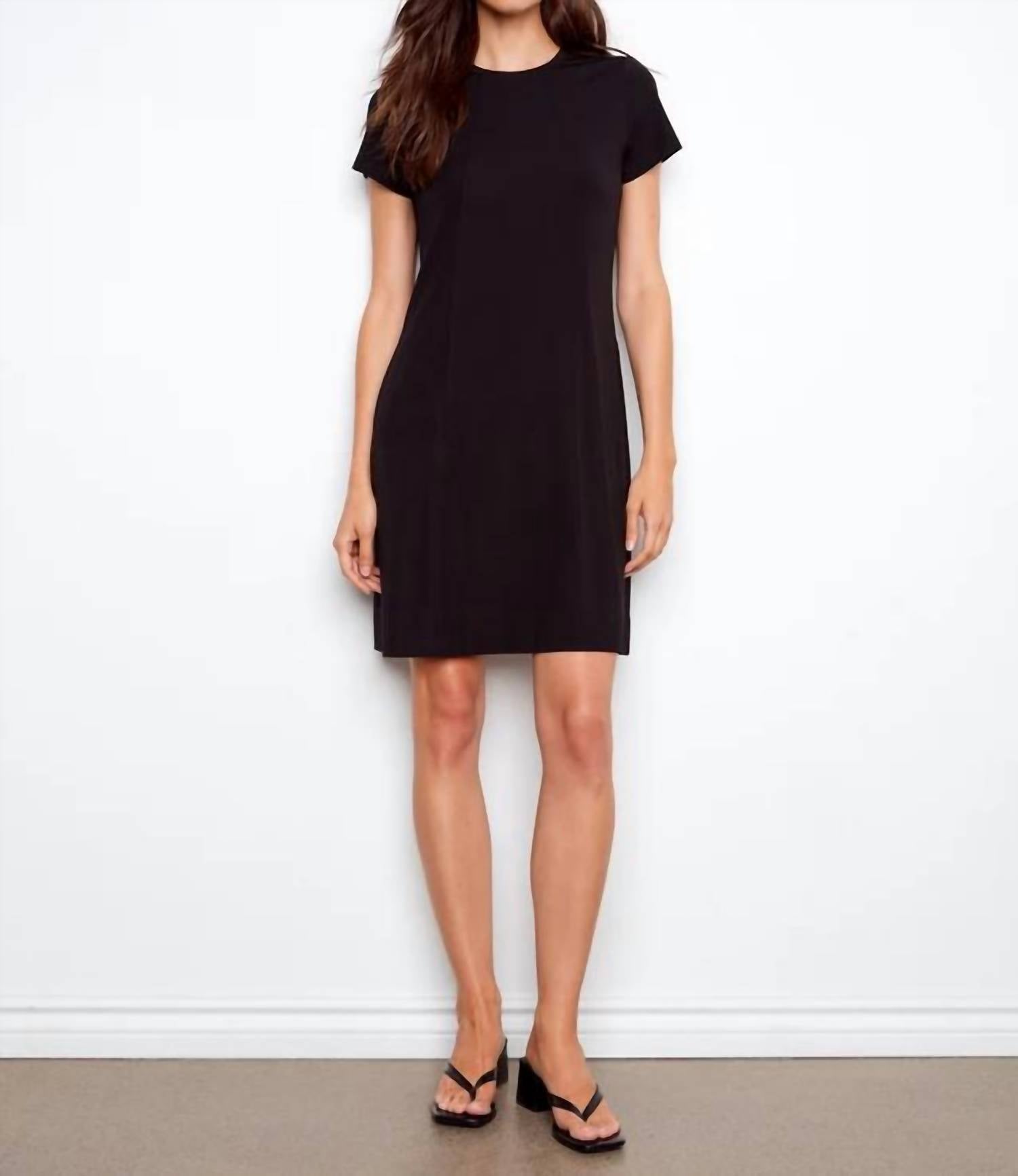 Charlie B - Interlock Knit Short-sleeve Dress